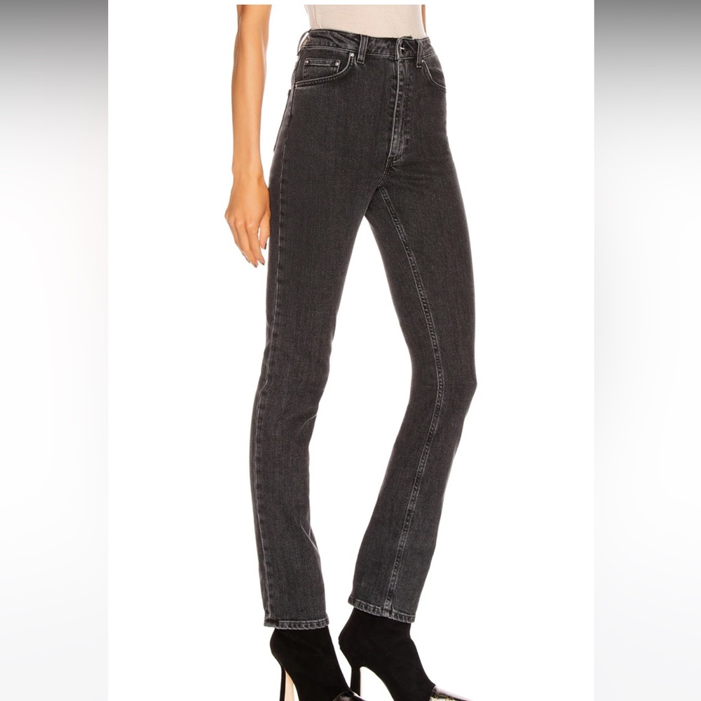Toteme Black Straight Leg Jeans